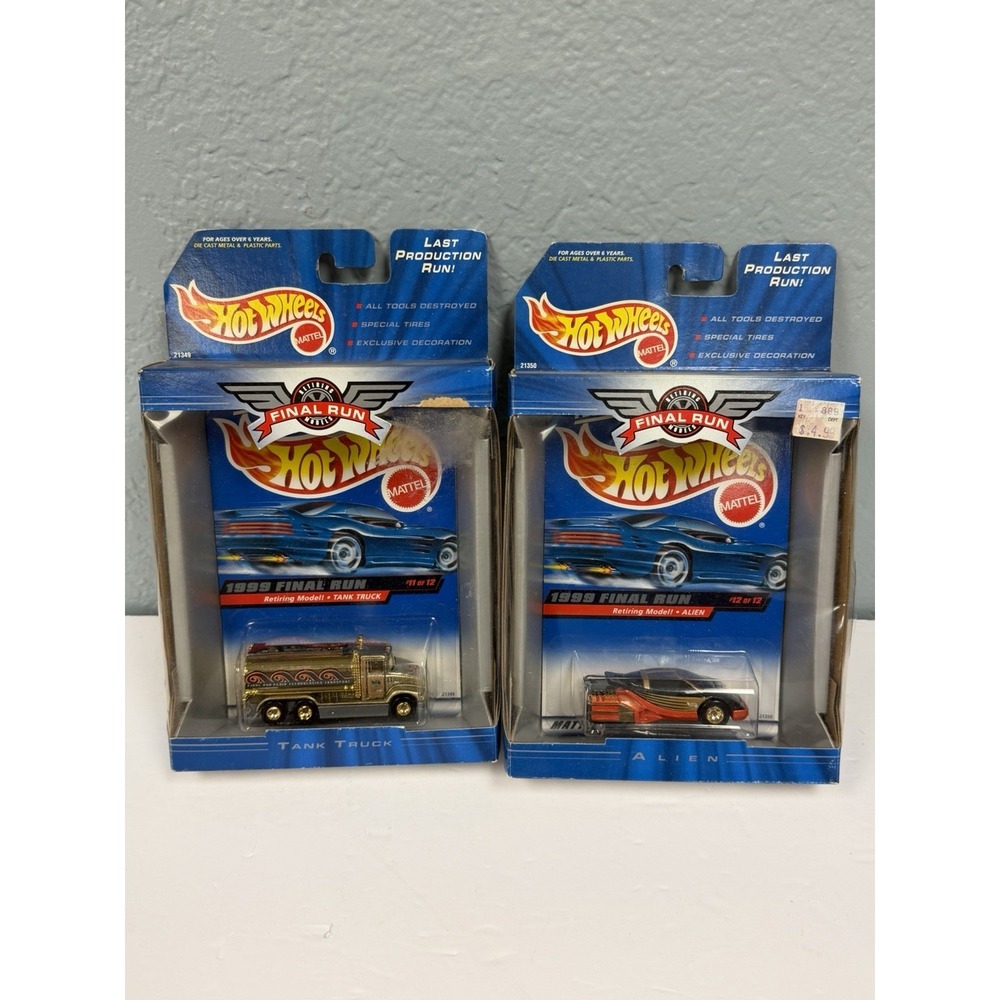 Hot Wheels Last Run Bent Cards Still Sealed Lot Of 2